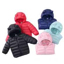 Hot Sell Stylish Toddler Winter Down Coat wth 3D Ear Padded Jacket Quilting Jacket Children